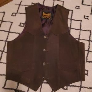 Genuine leather Biker vest